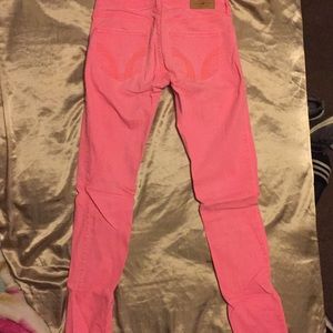 Hollister Jeans- Neón Pink. Supper Skinny